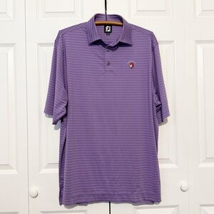 FootJoy Gasparilla Inn Golf Club Polo Shirt Size Large Pirate Logo Performance